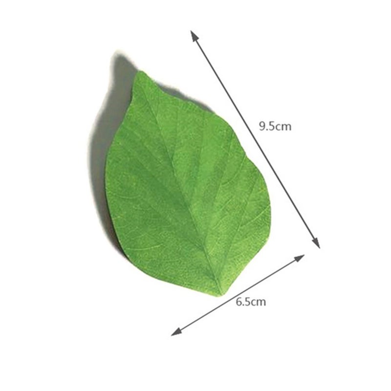 Funny live Leaf Sticky Note Pads Memo Pads Anti-Forgetting Reminder Note DIY Decoration Home Wall/Photo Wall Decoration,50 Sheets/Pad,8 Pads,400 Pages in Total - Image 2